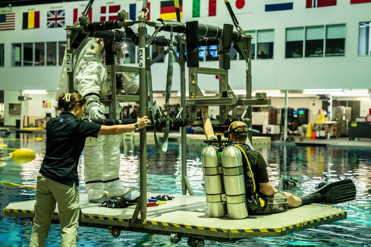 Underwater Spacesuit Testing