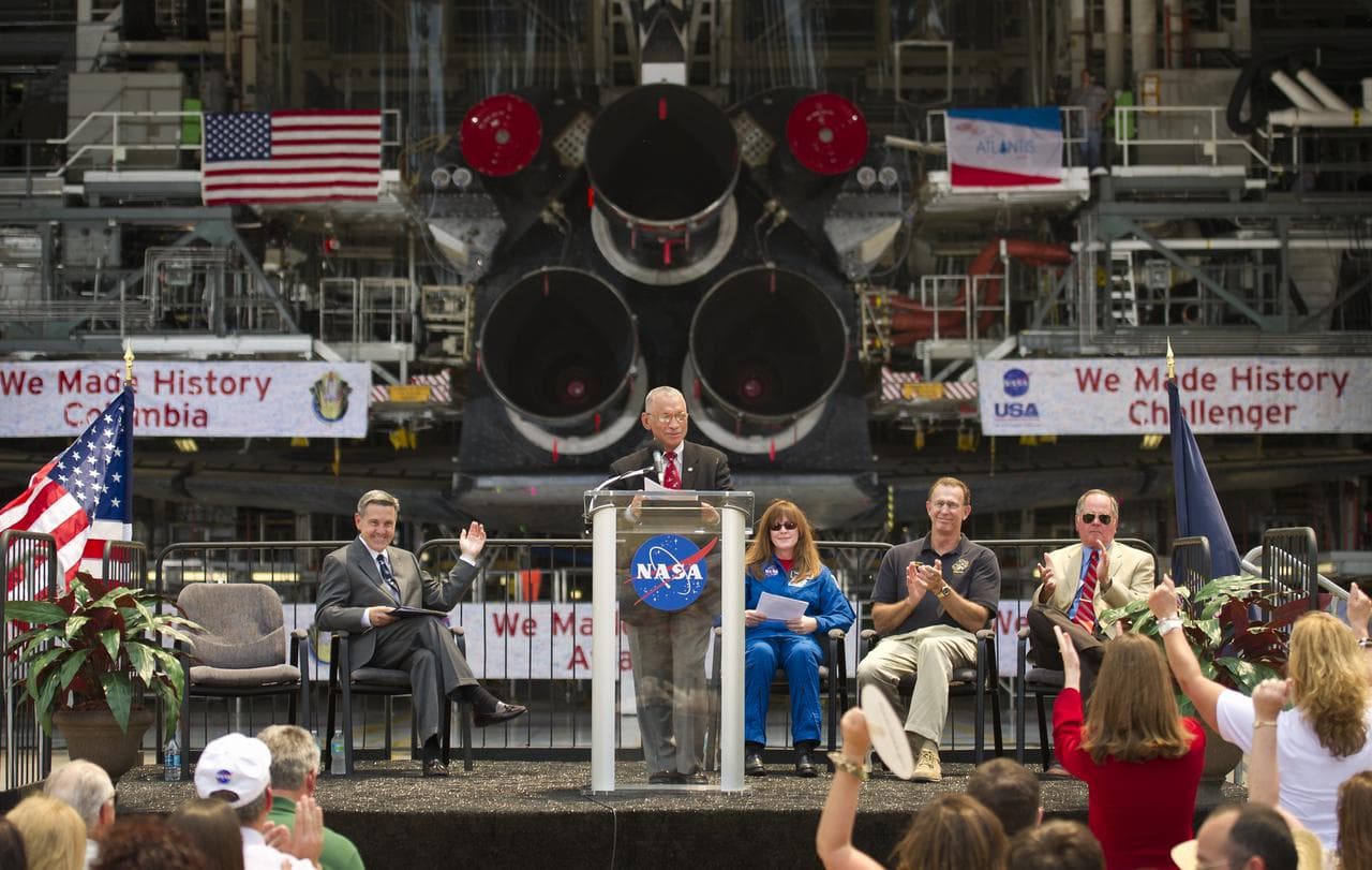 Space Shuttle Placement Announcement