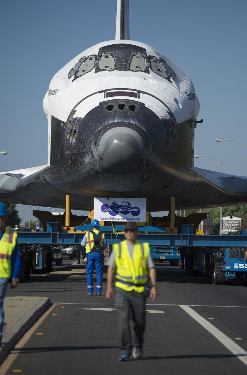 Space Shuttle Endeavour Move
