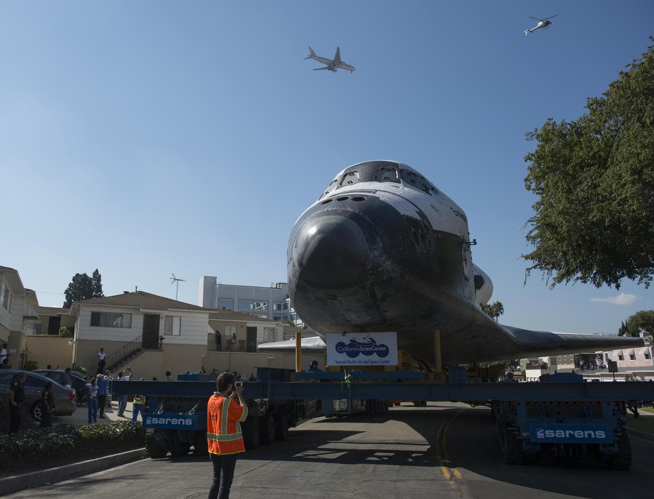 Space Shuttle Endeavour Move