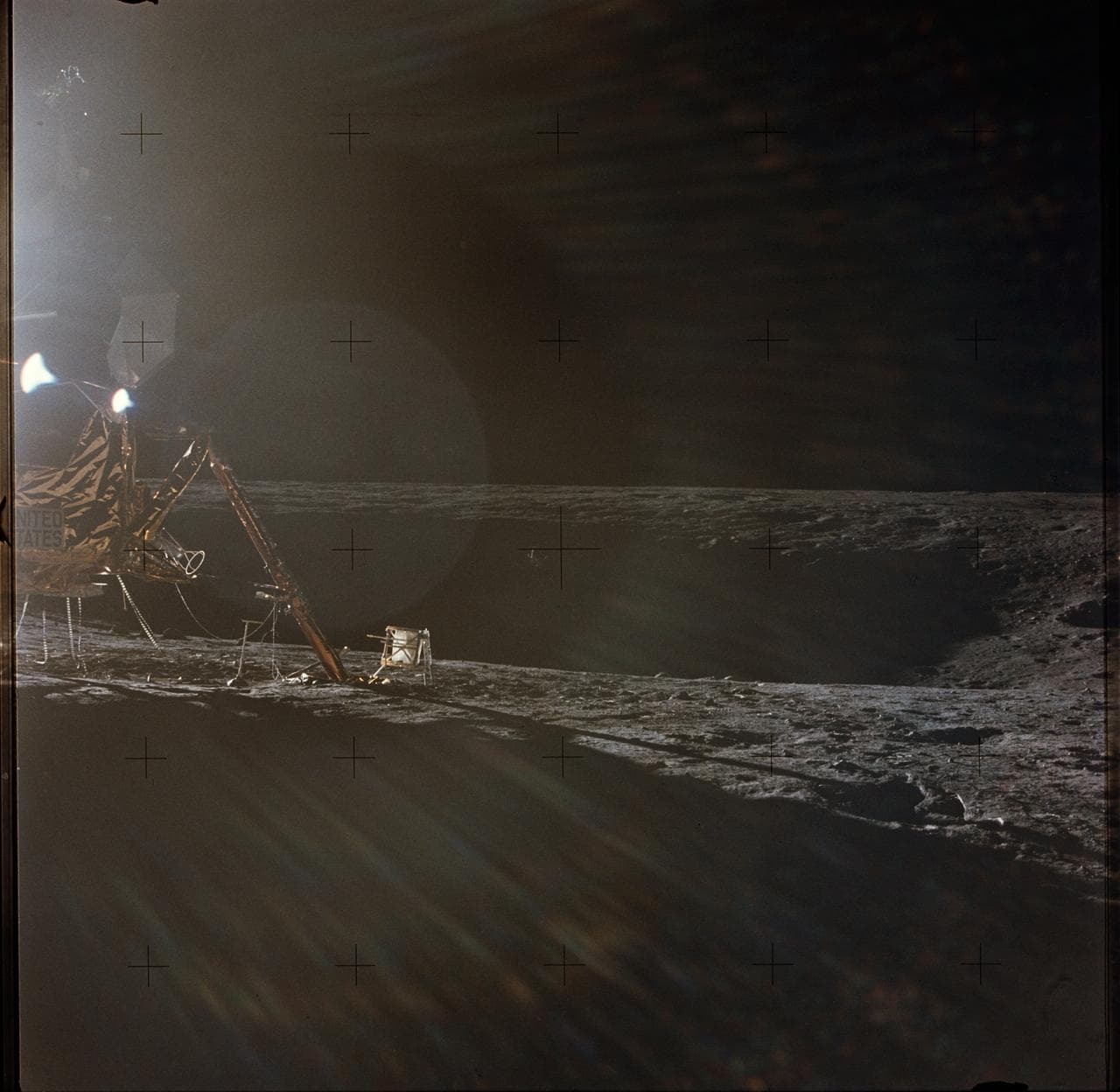 Apollo 12 Mission image - Lunar surface near lunar module 