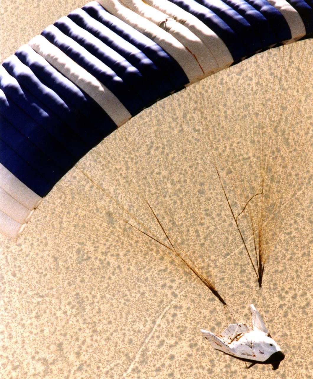 X-38 in Flight during Second Free Flight