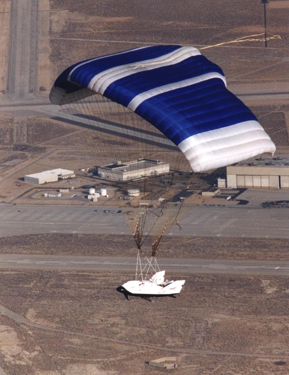 X-38 in Flight during Second Free Flight