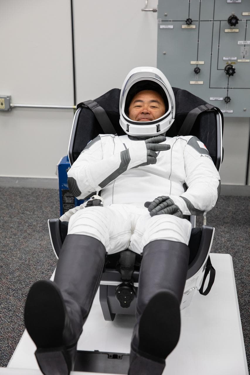 SpaceX Crew-2 Astronaut Suit-Up