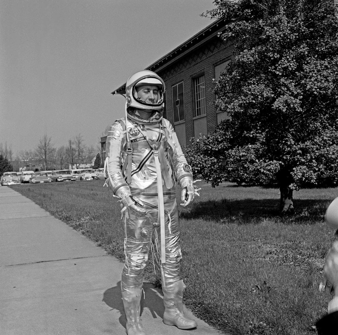 Astronaut Virgil I. Gus Grissom in Space Suit