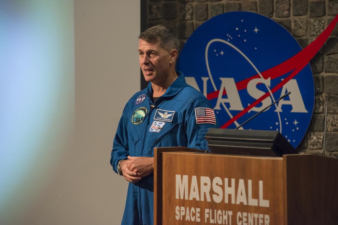 Astronaut Shane Kimbrough Visits Marshall Space Flight Center
