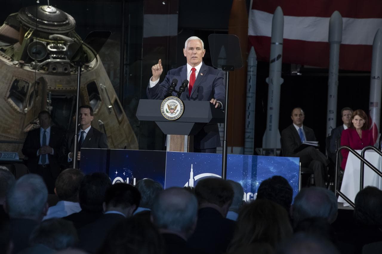 The National Space Council Meets With V.P. Mike Pence