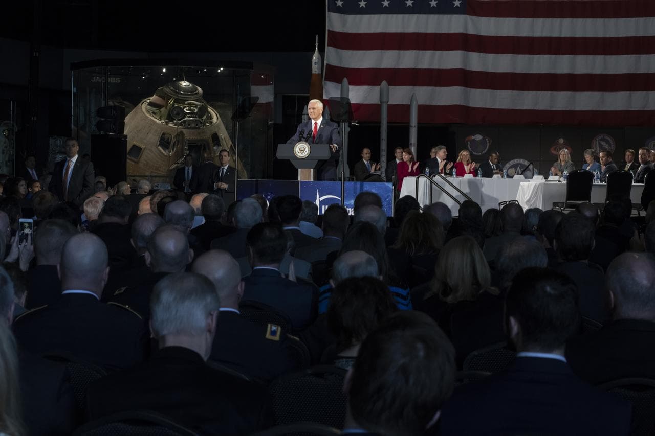 The National Space Council Meets With V.P. Mike Pence