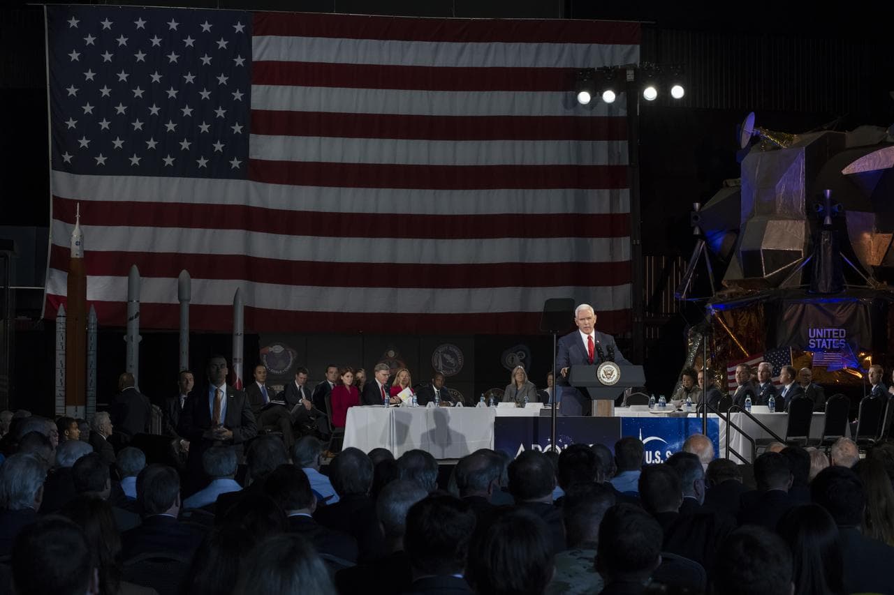 The National Space Council Meets With V.P. Mike Pence