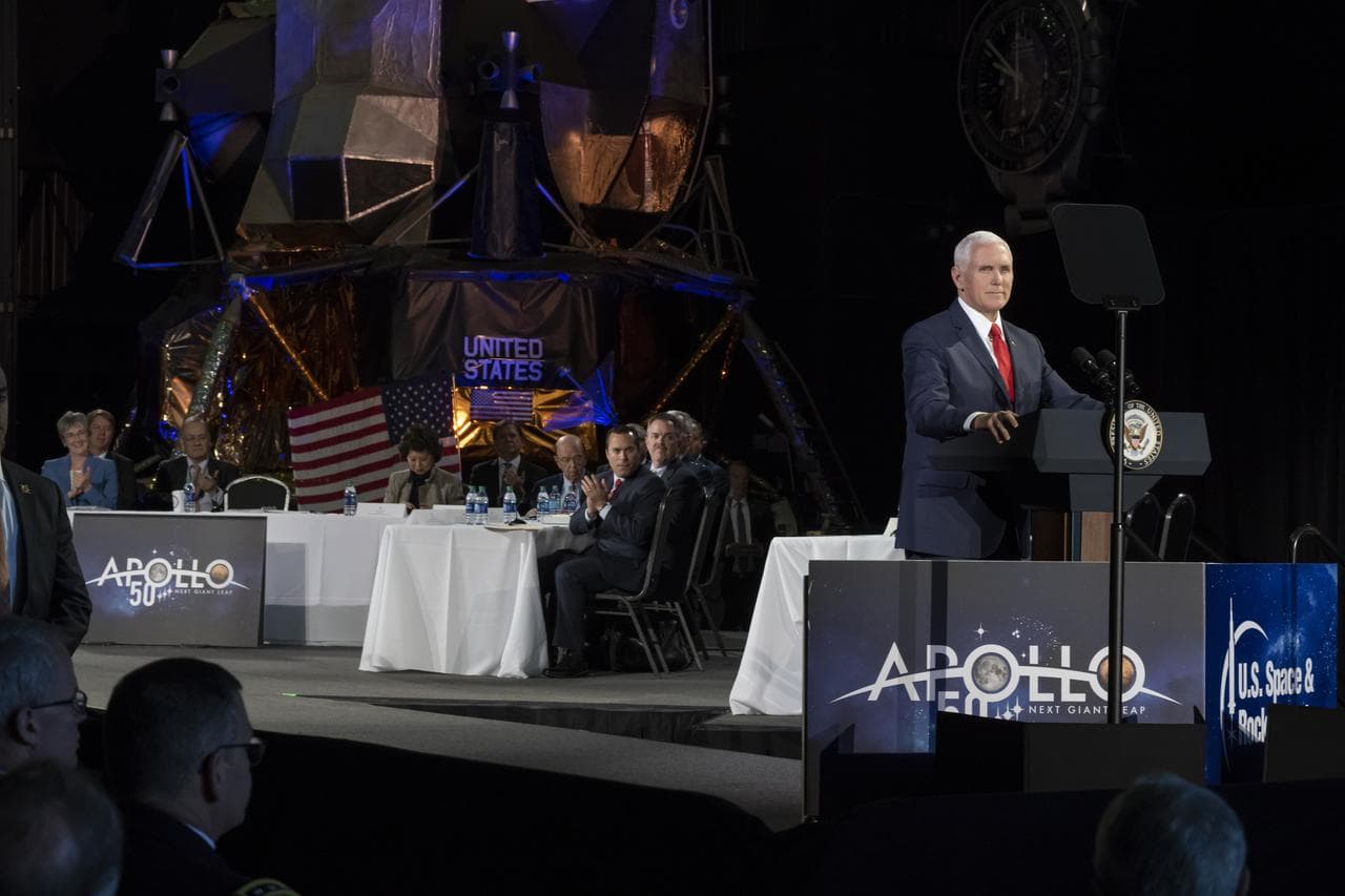 The National Space Council Meets With V.P. Mike Pence