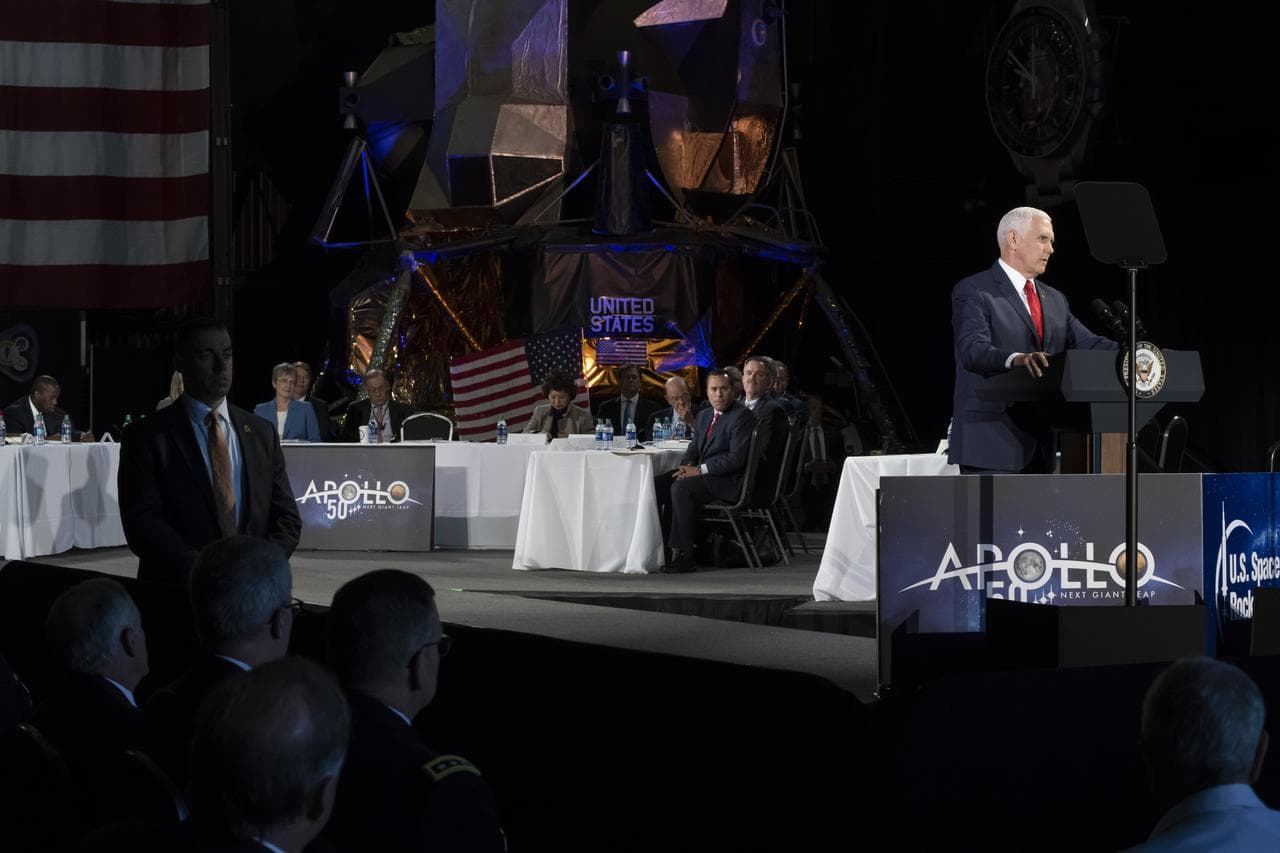 The National Space Council Meets With V.P. Mike Pence
