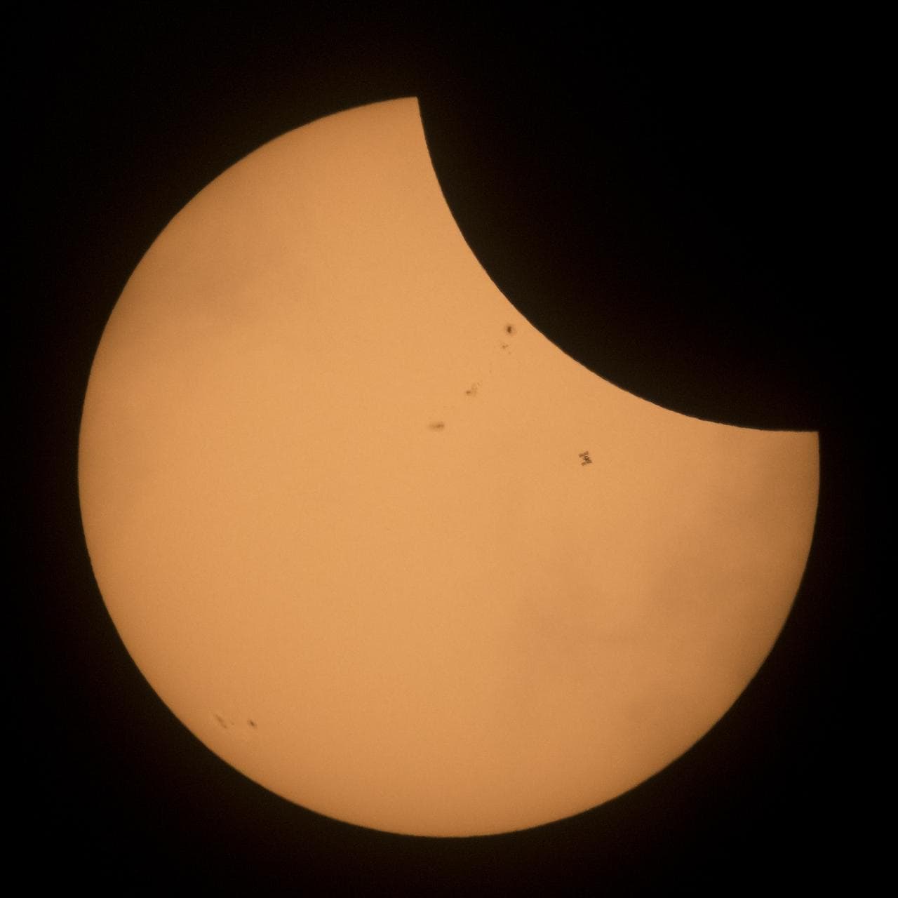 2017 Total Solar Eclipse - ISS Transit