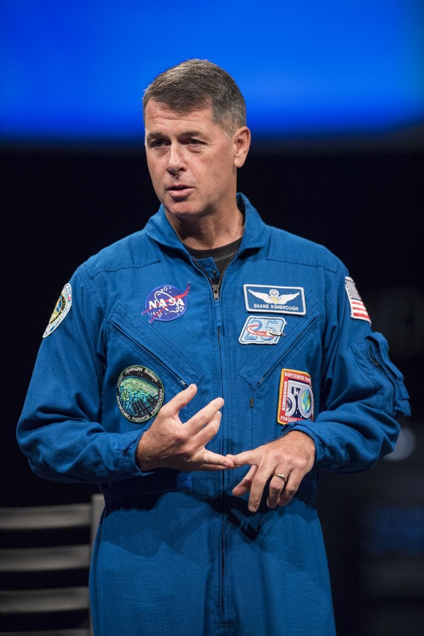 Astronaut Shane Kimbrough at Air and Space Museum