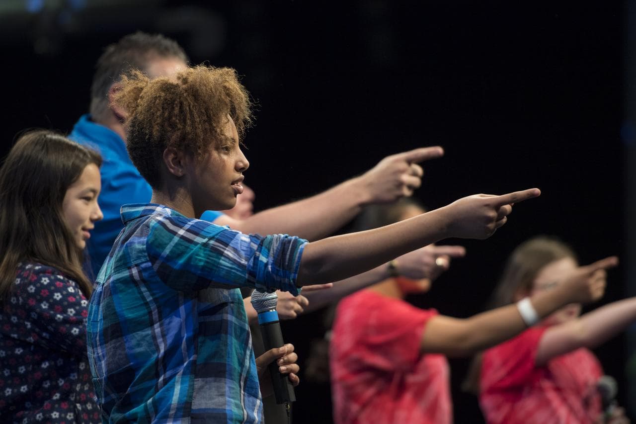 Astronauts Bresnik and Nespoli at National Air and Space Museum