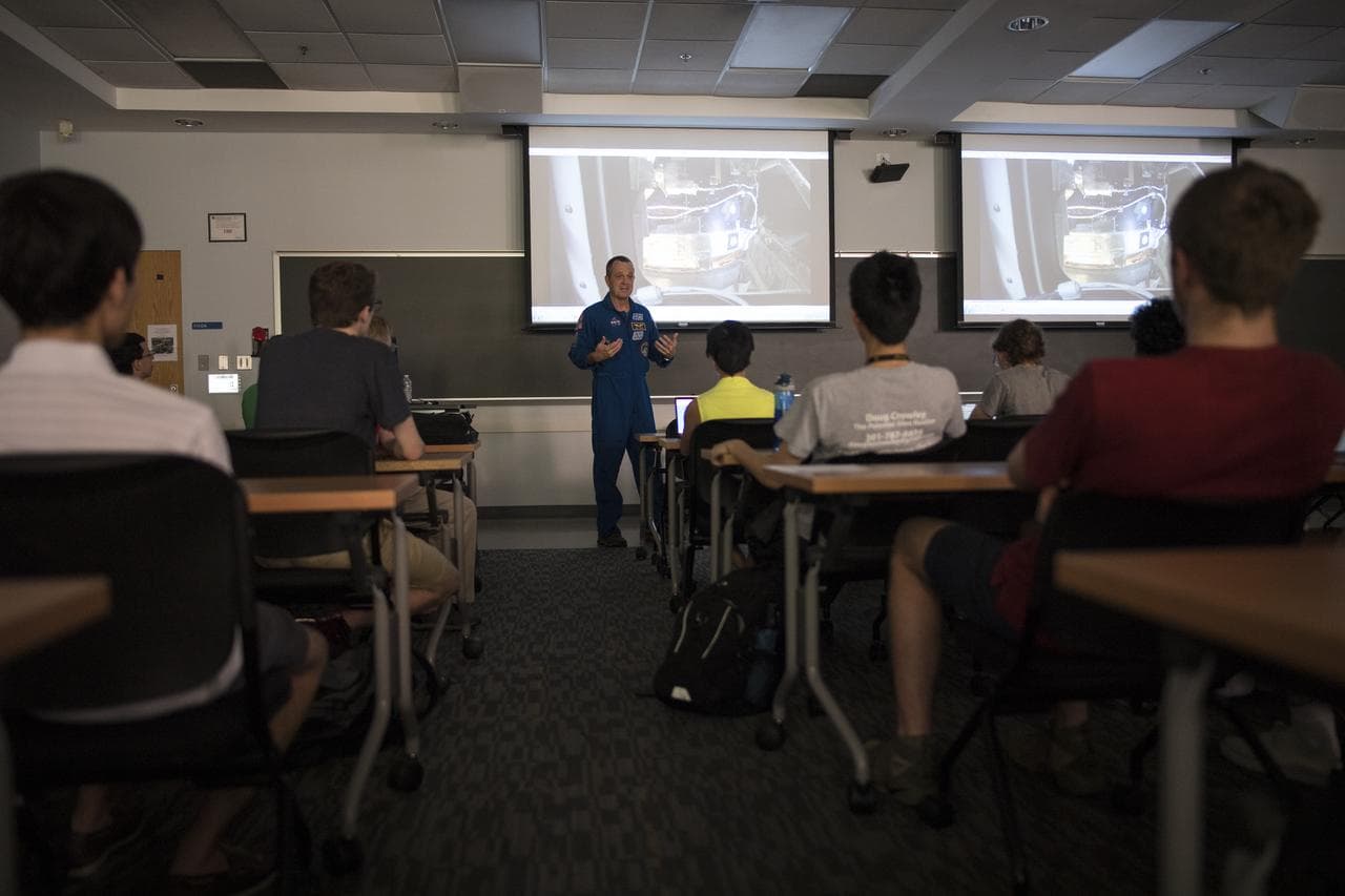 Astronaut Ricky Arnold at University of Maryland