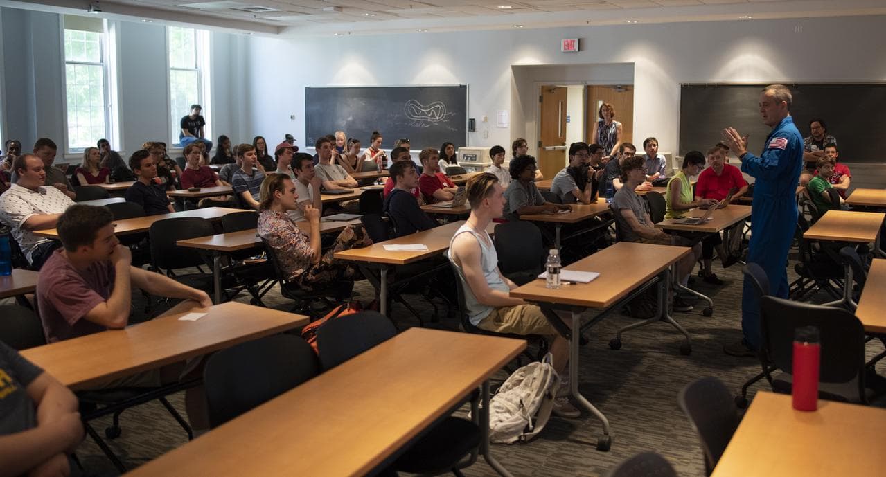 Astronaut Ricky Arnold at University of Maryland