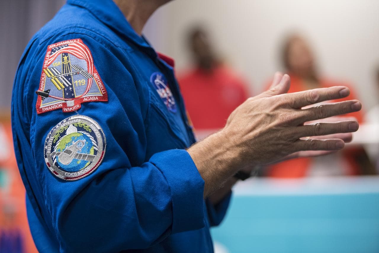 Astronaut Ricky Arnold at Challenger Center