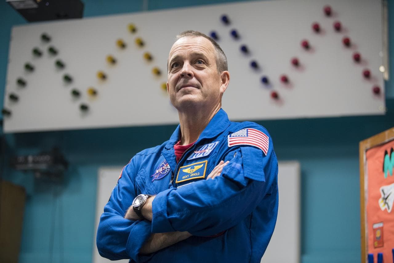 Astronaut Ricky Arnold at Challenger Center