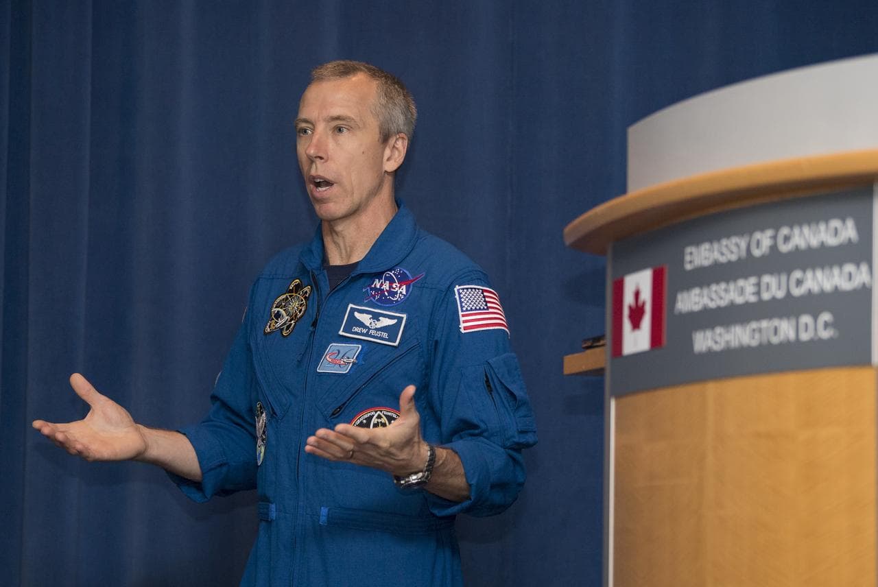 Astronaut Drew Feustel Visits Canadian Embassy