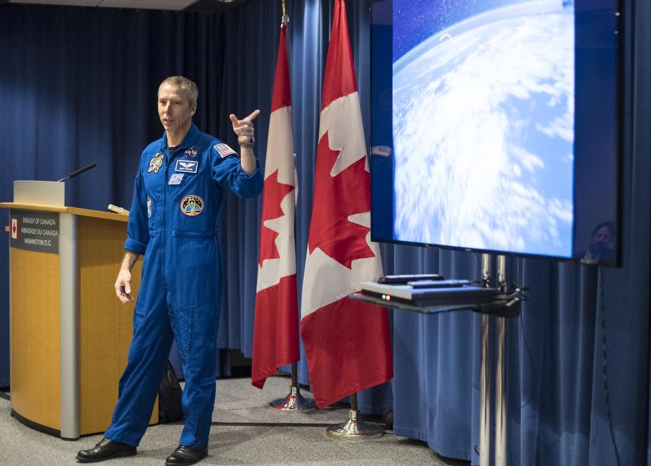 Astronaut Drew Feustel Visits Canadian Embassy