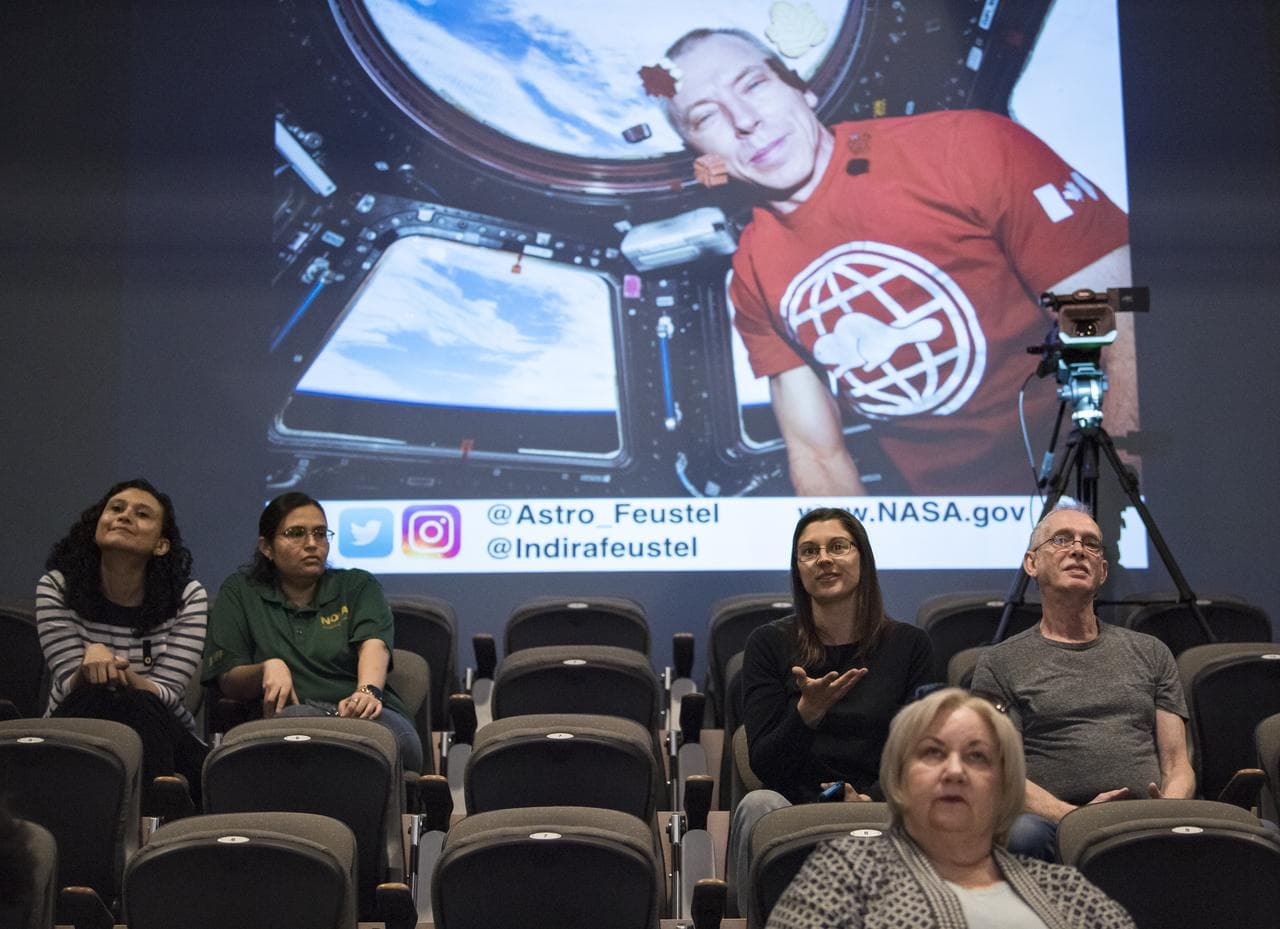 Astronaut Drew Feustel Visits NOVA Community College