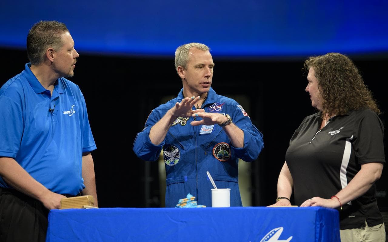 Astronaut Drew Feustel at NASM