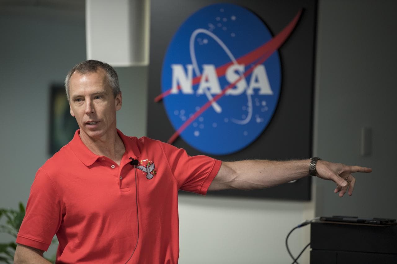 Astronaut Drew Feustel at NASA Headquarters
