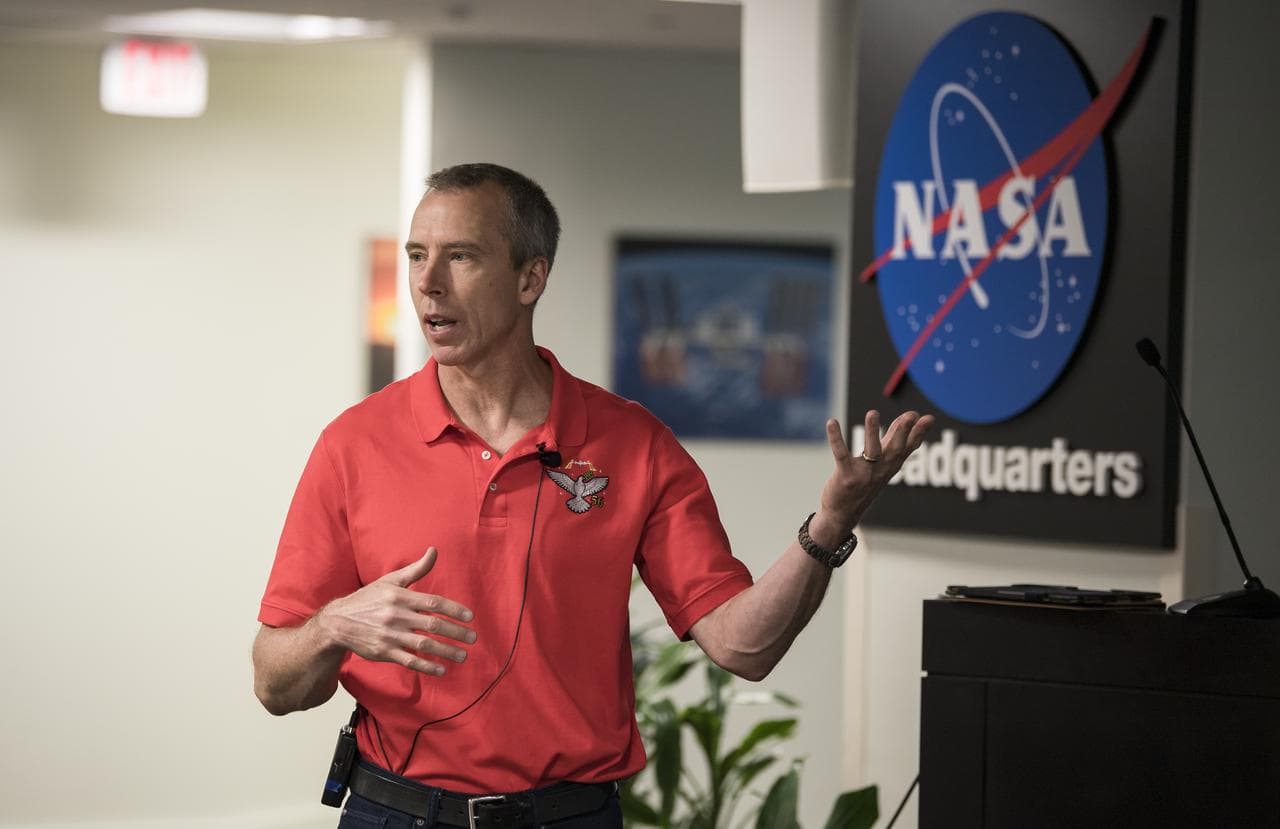 Astronaut Drew Feustel at NASA Headquarters