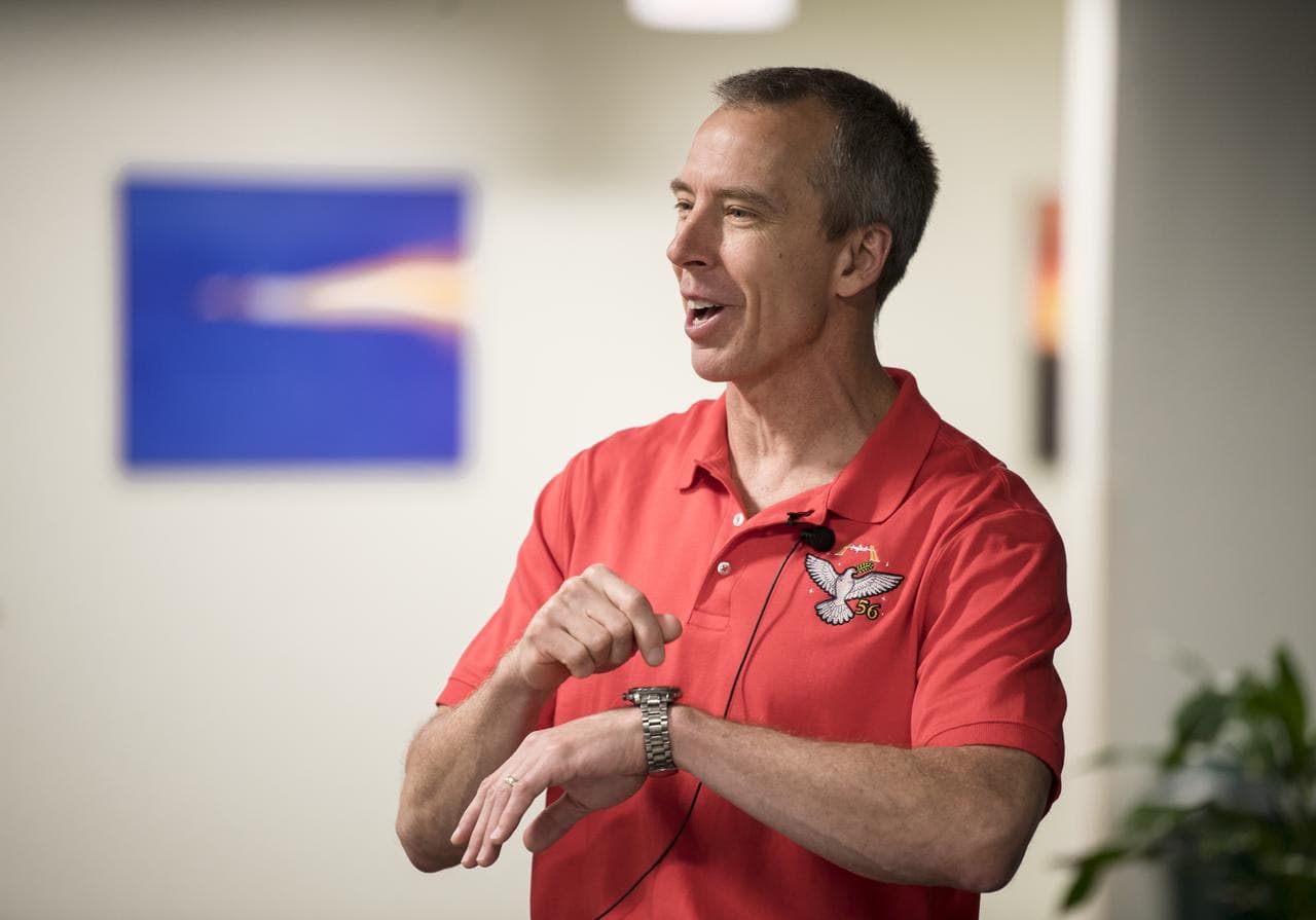 Astronaut Drew Feustel at NASA Headquarters