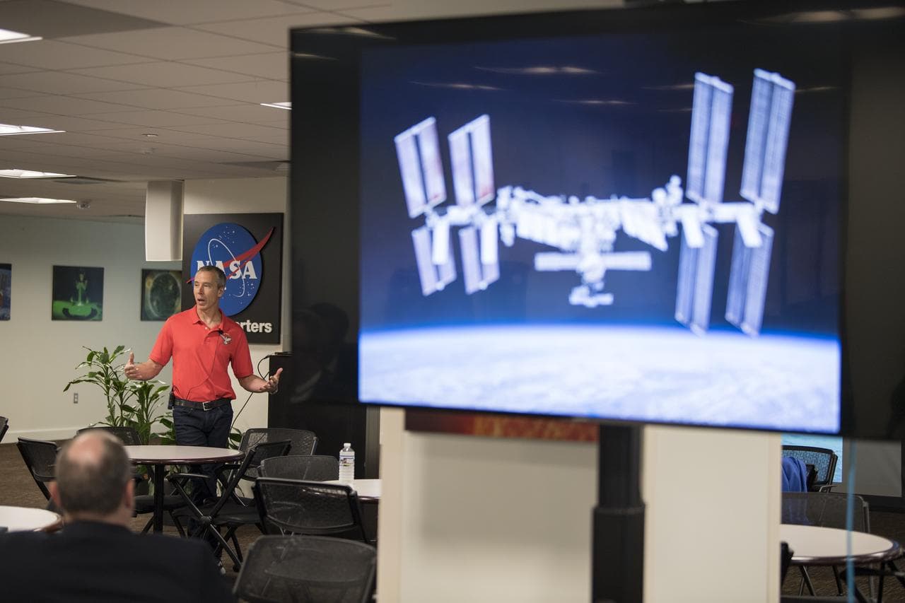 Astronaut Drew Feustel at NASA Headquarters