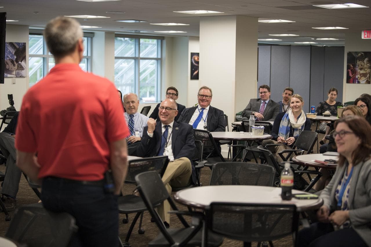Astronaut Drew Feustel at NASA Headquarters