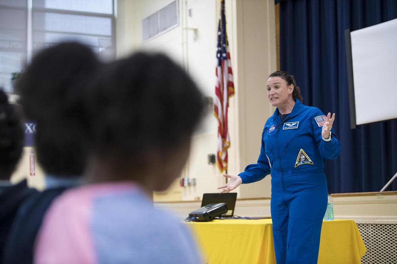 Astronaut Serena Auñón-Chancellor at Excel Academy