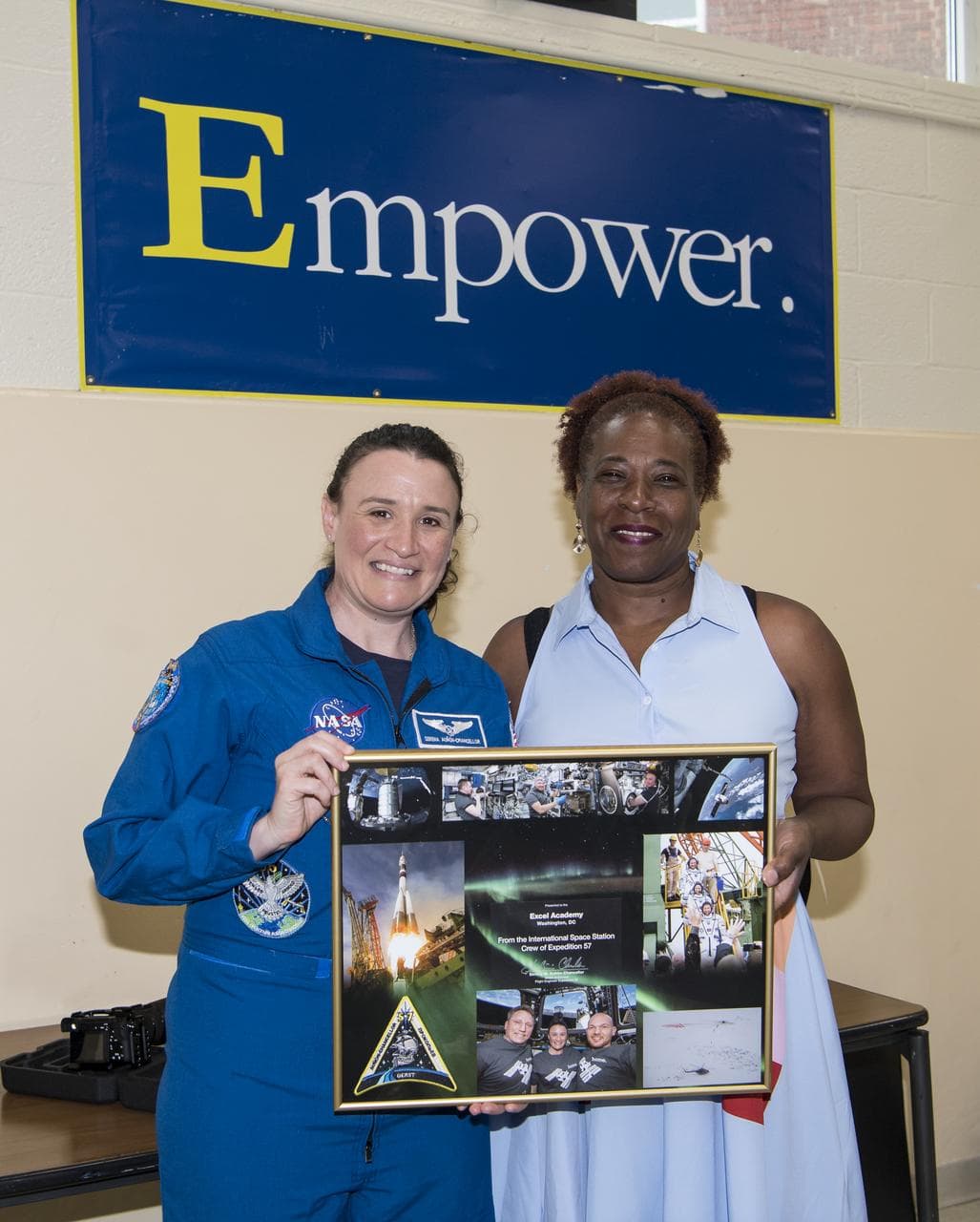 Astronaut Serena Auñón-Chancellor at Excel Academy