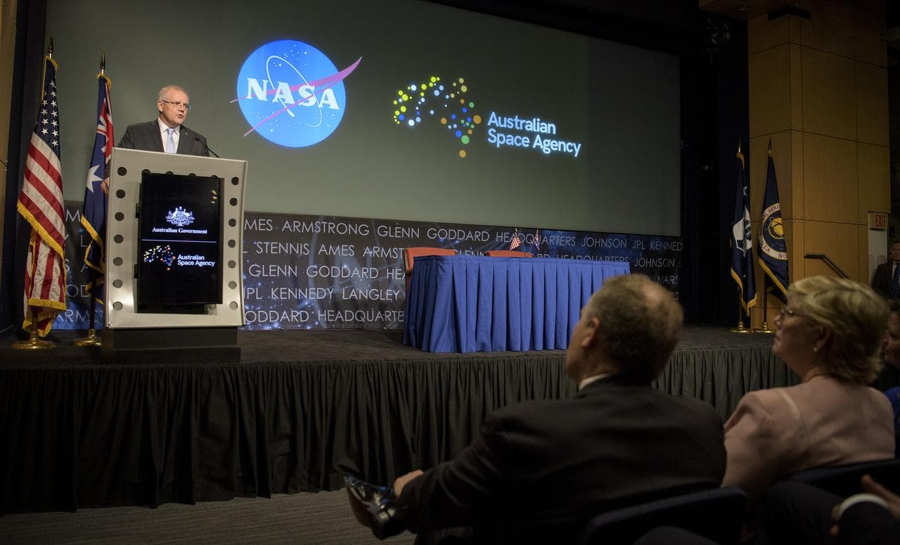 Letter of Intent Signing Between NASA and the Australian Space A