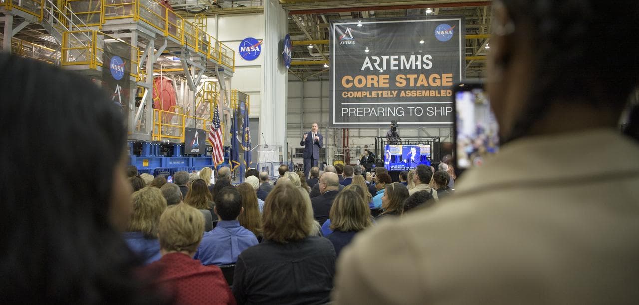 Artemis Day, Unveiling of Moon Mission Rocket Stage