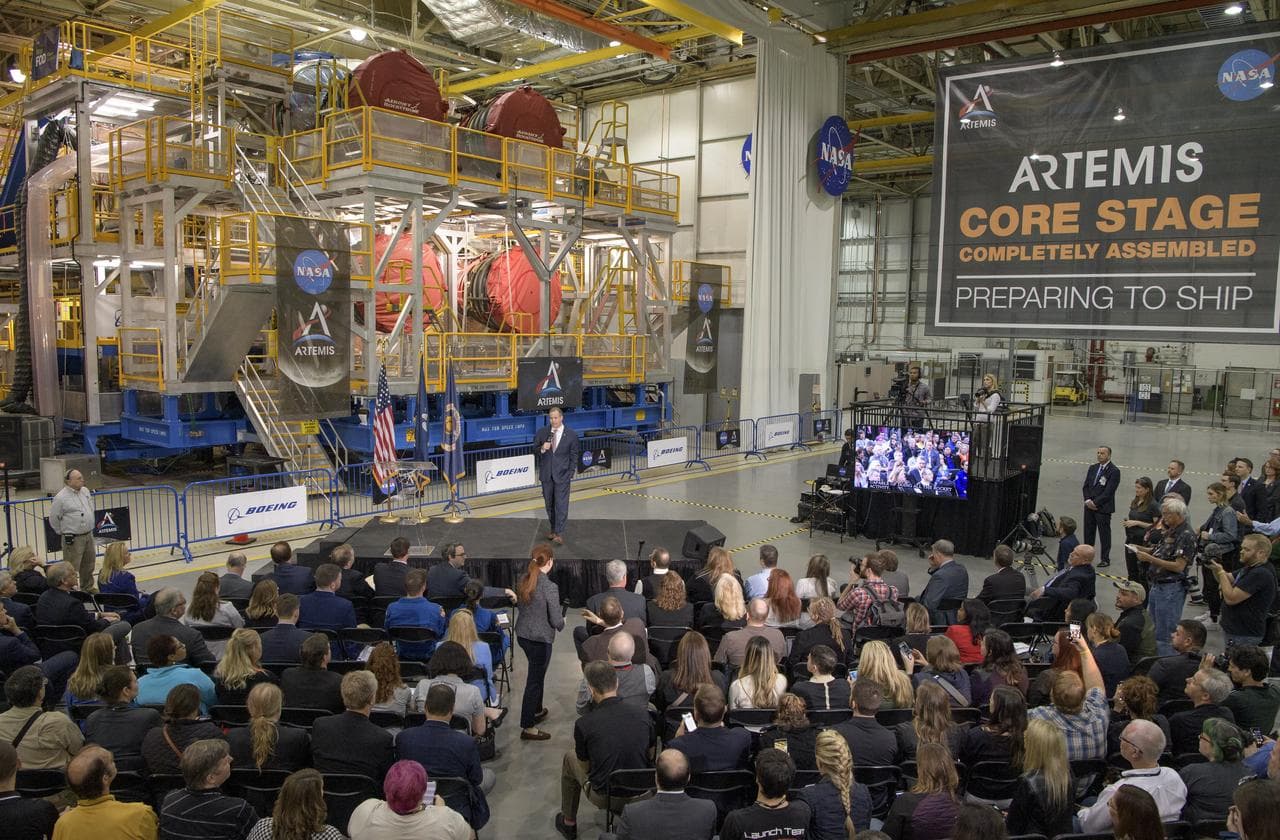 Artemis Day, Unveiling of Moon Mission Rocket Stage