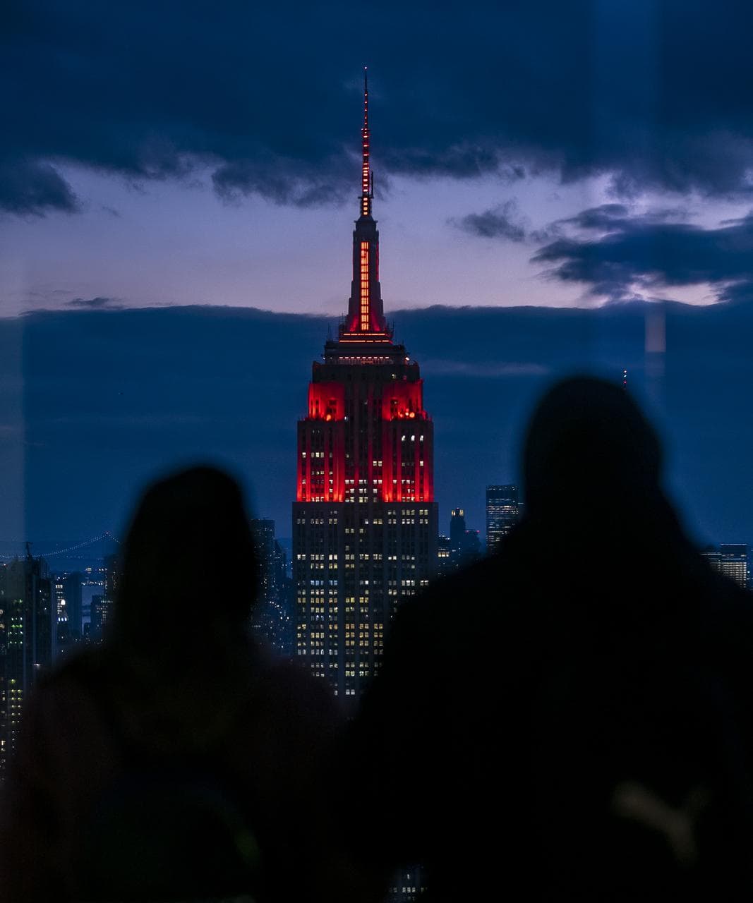 Empire State Illuminated for Mars Perseverance