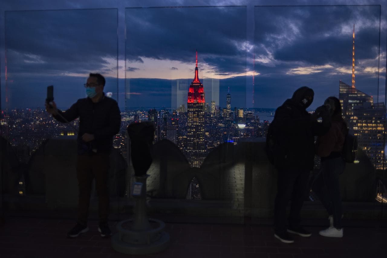 Empire State Illuminated for Mars Perseverance