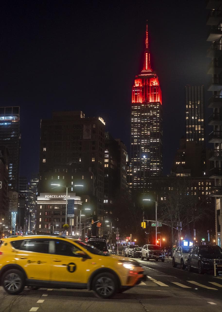 Empire State Illuminated for Mars Perseverance