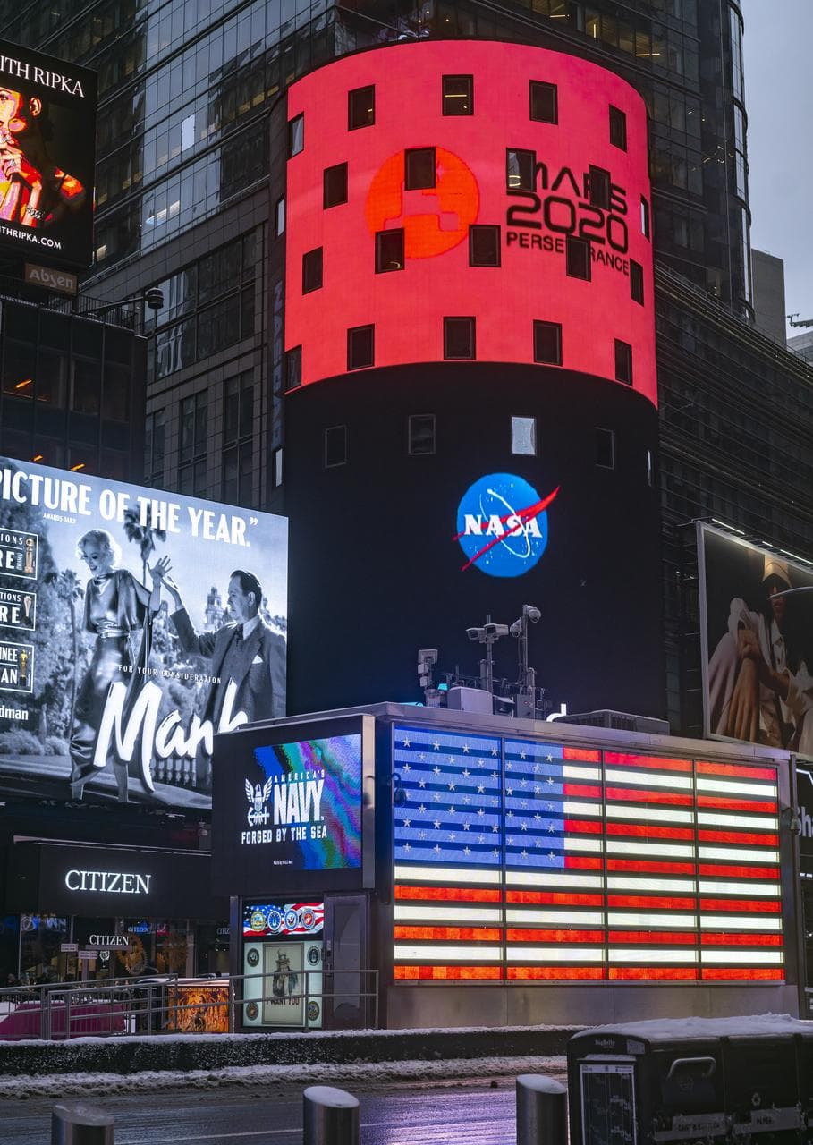 NASA Mars Perseverance on Nasdaq MarketSite