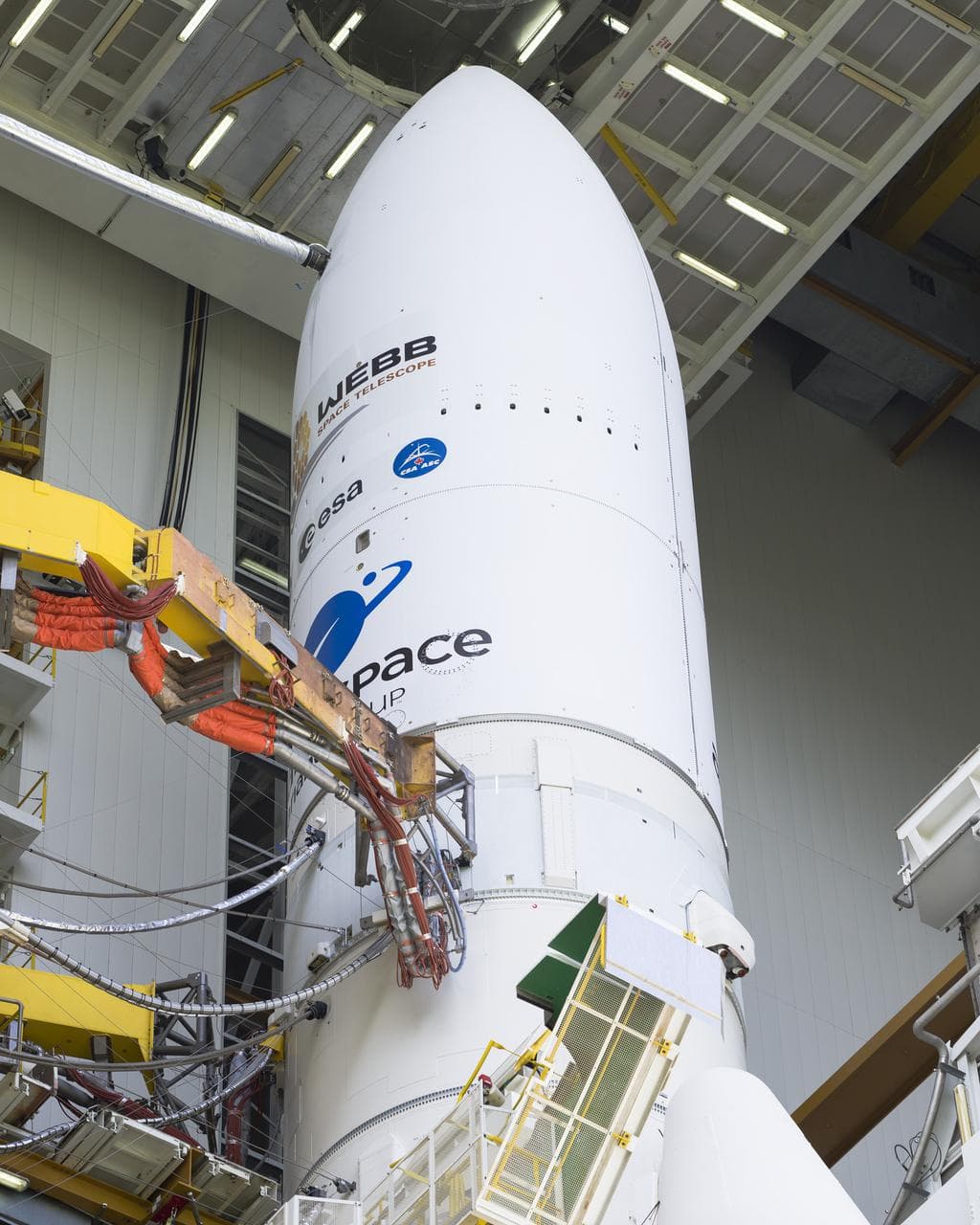Prelaunch of Ariane 5 with James Webb Space Telescope
