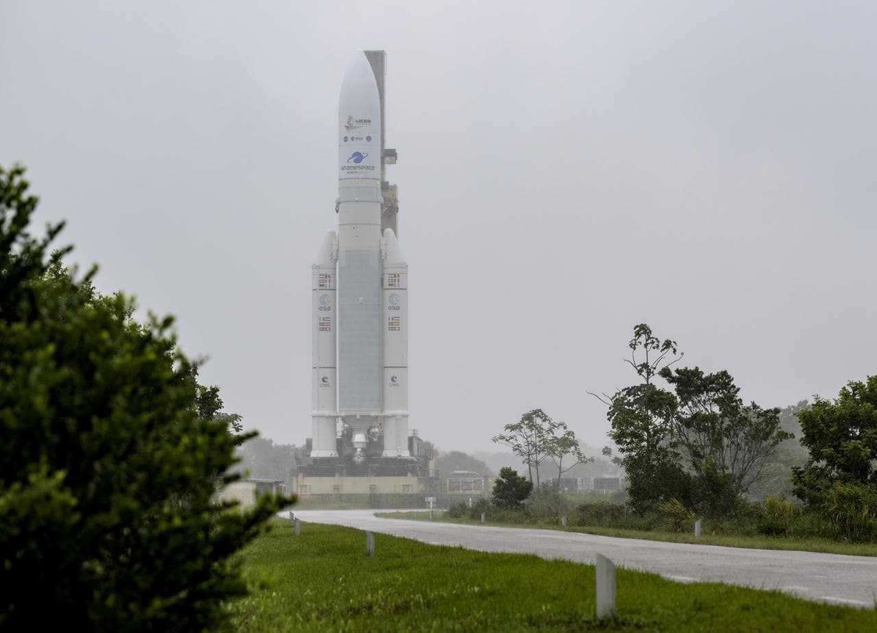 Ariane 5 Rollout with James Webb Space Telescope