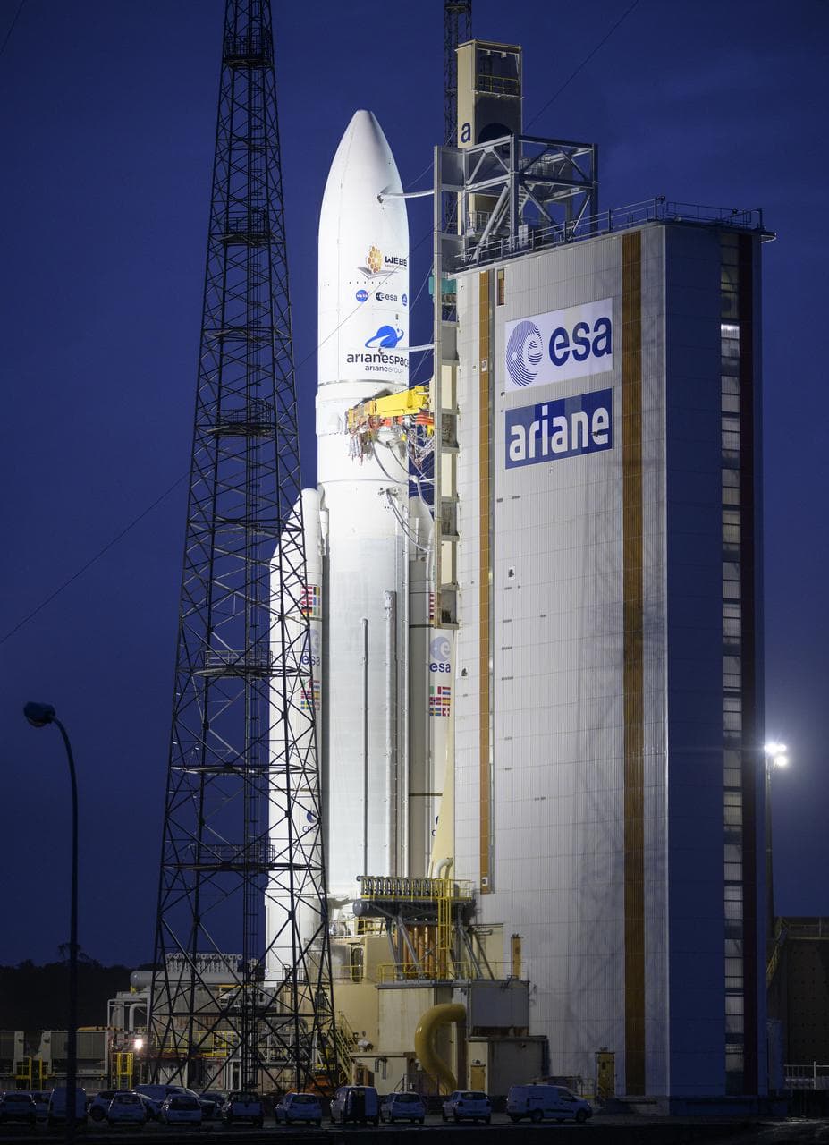 Ariane 5 with James Webb Space Telescope Prelaunch
