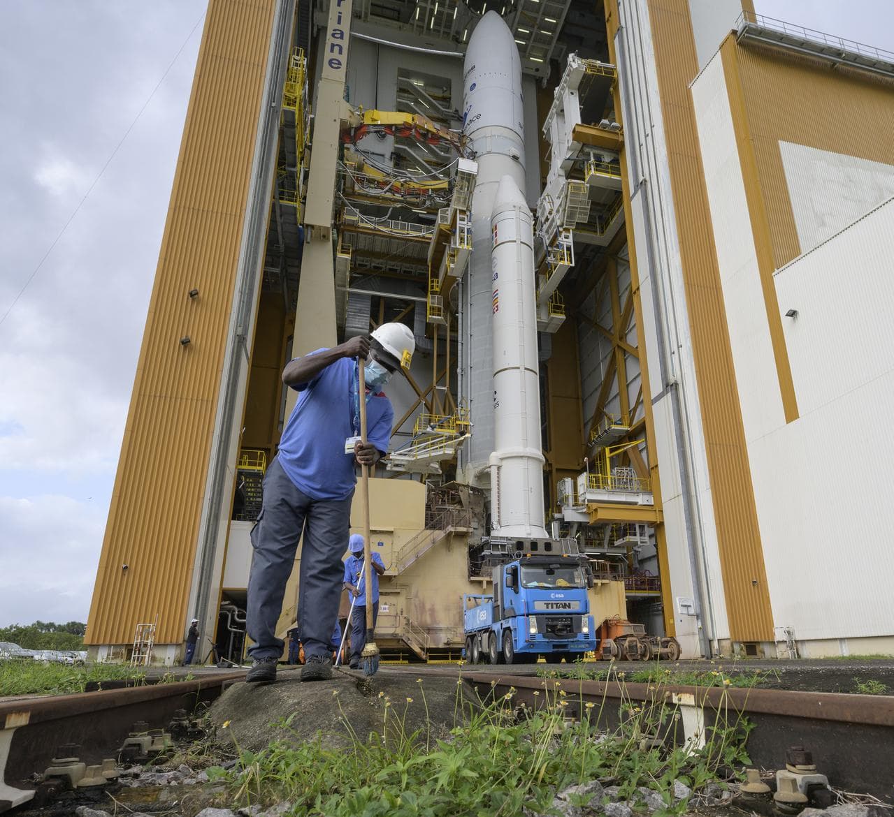 Ariane 5 Rollout with James Webb Space Telescope