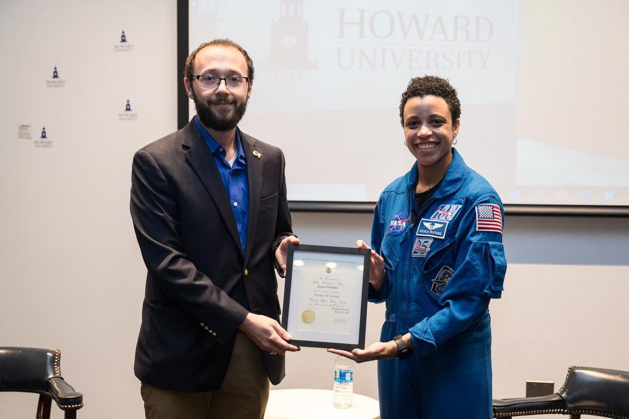 Astronaut Jessica Watkins at Howard University