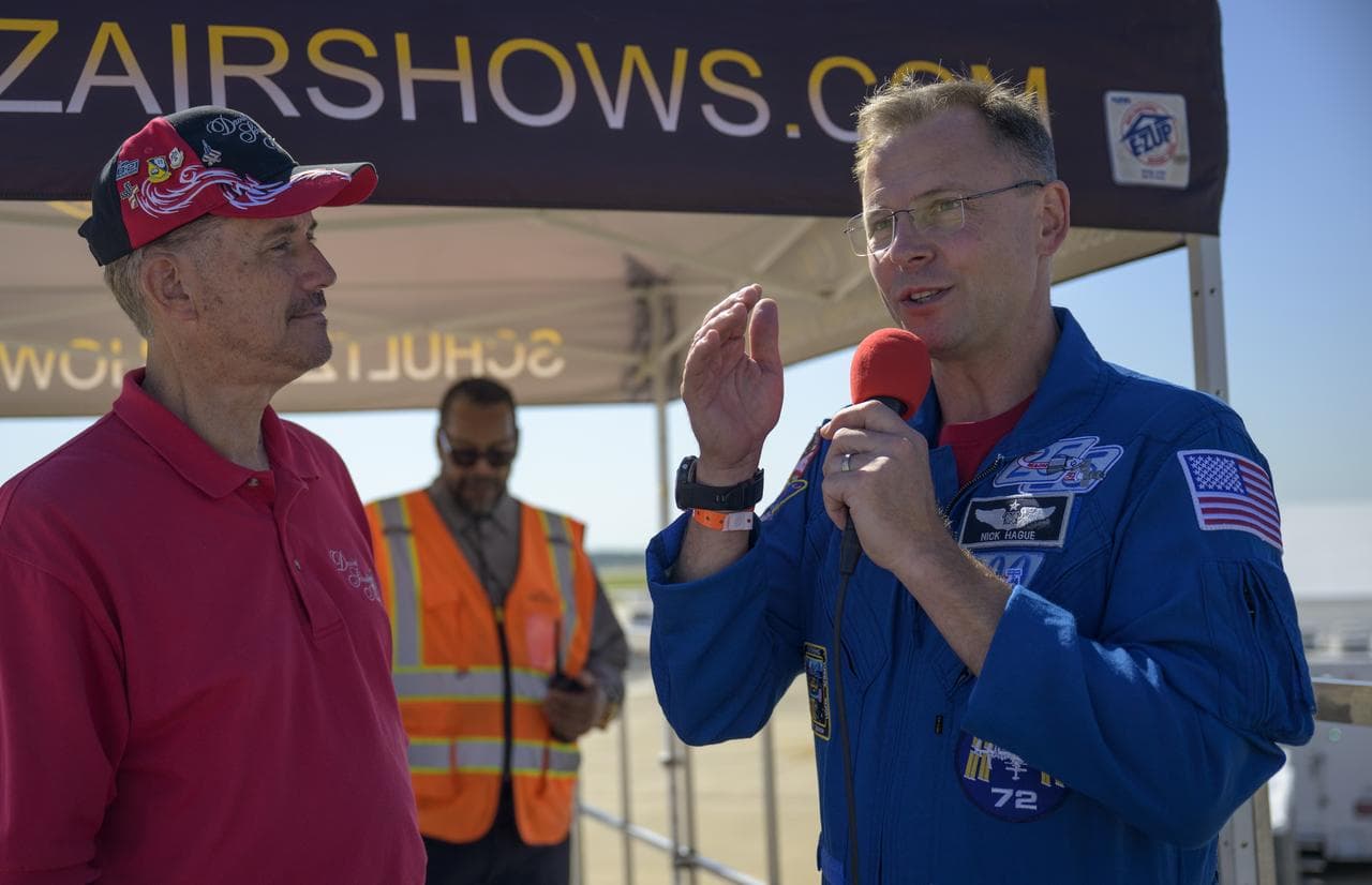 Astronaut Nick Hague Attends Joint Base Andrews Air Show