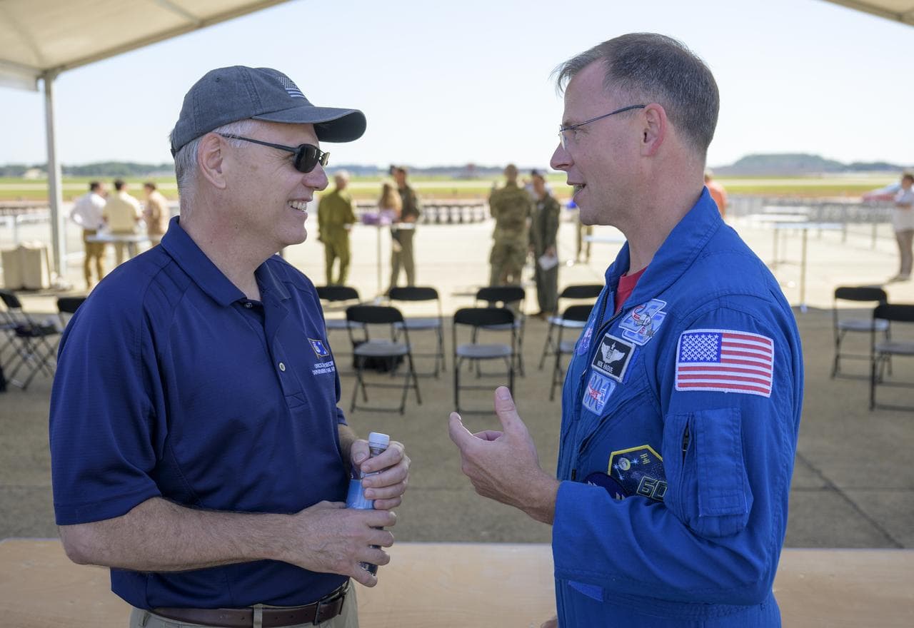 Astronaut Nick Hague Attends Joint Base Andrews Air Show