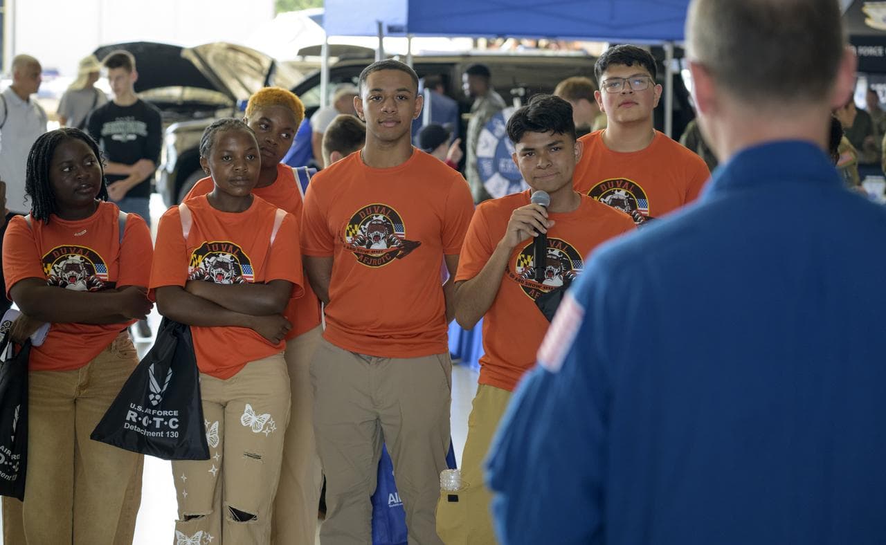 Astronaut Nick Hague Attends Joint Base Andrews Air Show