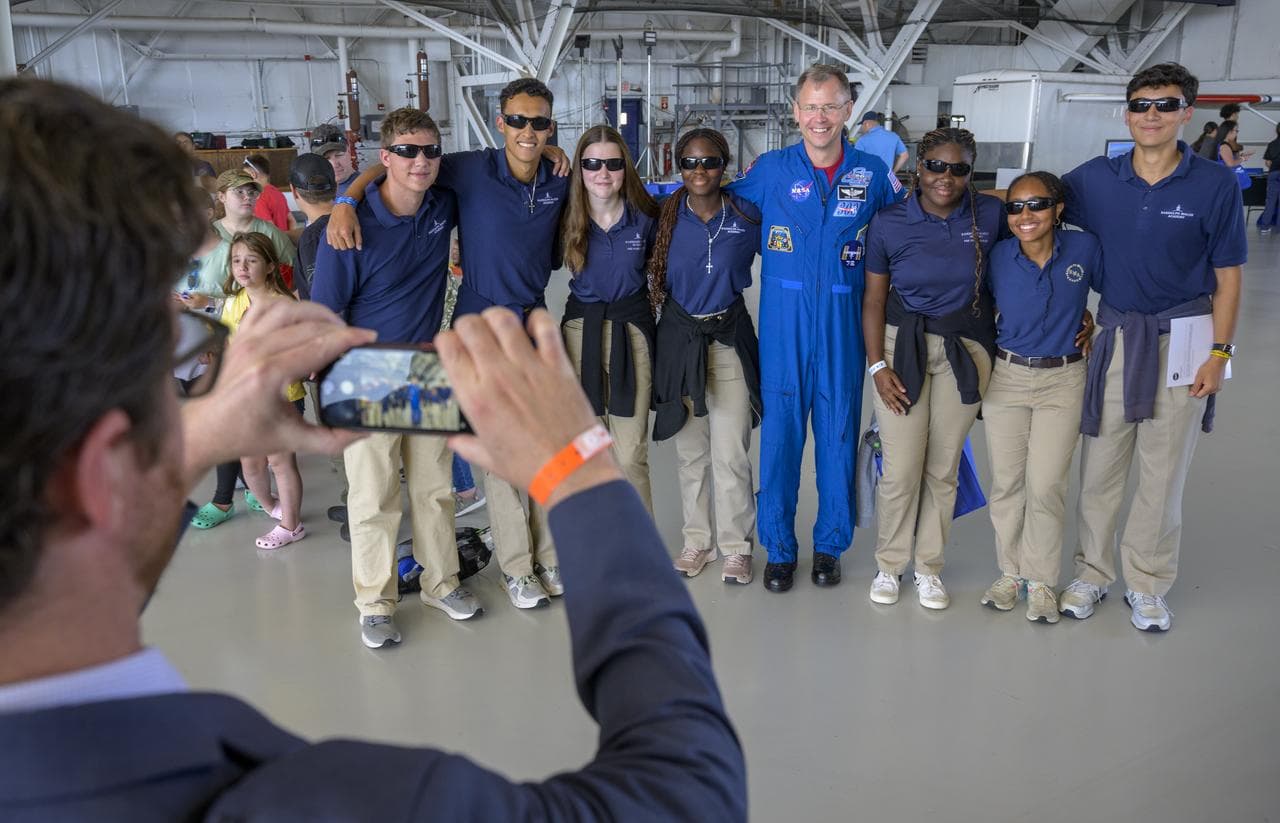Astronaut Nick Hague Attends Joint Base Andrews Air Show