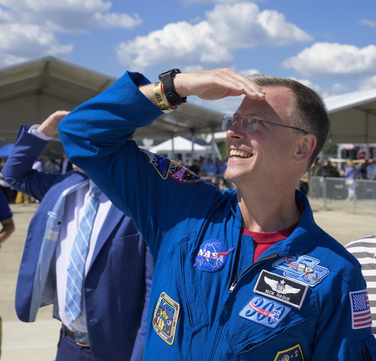 Astronaut Nick Hague Attends Joint Base Andrews Air Show